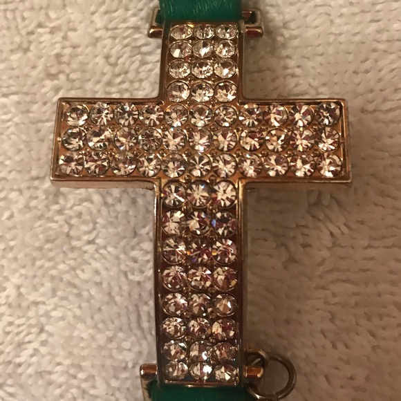 Natasha Couture Jewelry - Bling Cross Bracelet Natasha Couture Jewelry - Bling Cross Bracelet